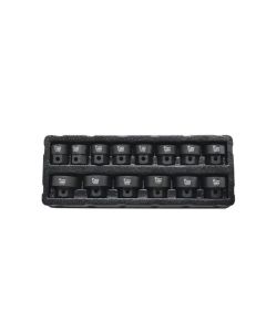 AST78214 image(0) - Astro Pneumatic 14 Piece 1/2 Inch Drive 17-30mm Low Profile Nano Impact Socket Set - No Skips