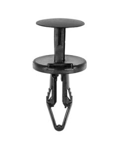 AVC20989 image(0) - AUVECO 20989 Push-Type with Closed End Air Dam and Grille Retainer, 18 mm Dia Head x 22 mm L Stem, Nylon, Black