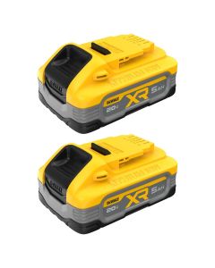 DWTDCBP520-2 image(1) - DeWalt 20V MAX* XR &reg; 5Ah Battery (2 PK)