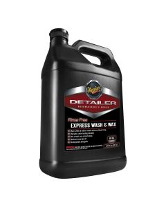 Meguiars Detail Products Detailer D11501 Rinse Free Express Wash and Wax, 1 gal Can, Greenish-Blue, Liquid