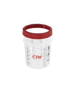 CTWHC-850 image(0) - CTW International CTW HC-850 850Ml Hard Cup & Collar for the CTW Disposable Paint Cup System