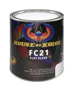 HOKFC21-Q01 image(0) - House Of Kolor FC21-Q01 Low VOC Urethane Flat Clearcoat, 1 qt Can