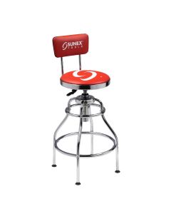 SUN8516 image(1) - SUNEX HYDRAULIC SHOP STOOL CHROME)