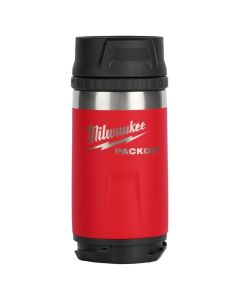 MLW48-22-8391R image(0) - Milwaukee Tool PACKOUT 12oz Insulated Bottle with Sip Lid - Red