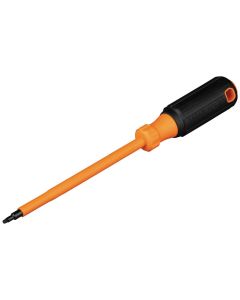 KLE6876INS image(0) - Klein Tools Insulated Screwdriver, #3 Phillips, 6-Inch Round Shank
