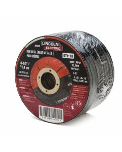 LEWKH246 image(0) - Lincoln Electric 4.5-inch x.25-inch  Depressed Center Grinding Wheel