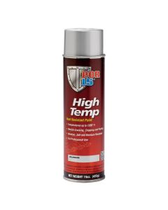 POI44318 image(0) - POR-15 INC 44318 Heat Resistant High Temperature Paint, 15 oz Aerosol Can, Aluminum, 4 hr Curing