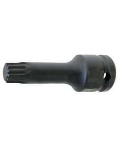 Gedore Screwdriver Bit Socket, 1/2", XZN-M18, 78mm