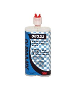 3M 8323 Factory-Match Seam Sealer, 200 mL Cartridge, Liquid, Black/Amber, 10 to 15 min Application, 30 min Curing