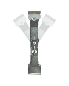 AES87500 image(0) - AES Industries 87500 3-Way Razor Scraper, 8 in L, Steel Blade