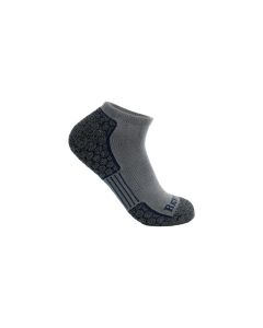 RDB0004 image(0) - Redback Mens HEX Elite No Show- Gray/Blu