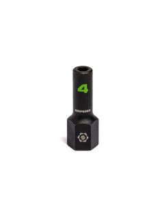 GETXAM4 image(0) - Grip Edge Tools 4mm 1/4" Dr RPT Socket Extractor with FORS (Standard Length)