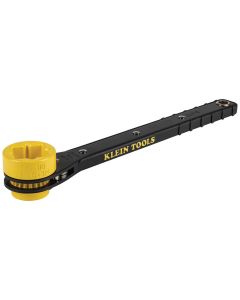 KLEKT152T image(0) - Klein Tools 4-in-1 Lineman's Slim Ratcheting Wrench