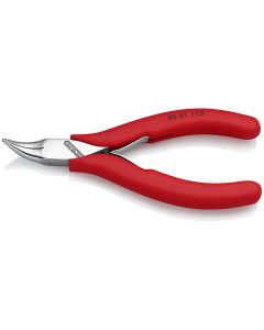KNP3541115 image(0) - KNIPEX 4 1/2IN  ELECTRONICS PLIERS-ANGLED HALF-ROUND JAWS