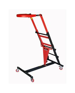 TRX3-700 image(3) - Traxion 3-700 ProGear Foldable Topside Automotive Engine Creeper Large, Red and Black