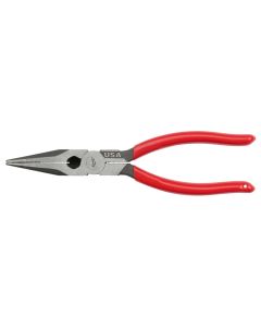 Milwaukee Tool 8" Long Nose Dipped Grip Pliers (USA)