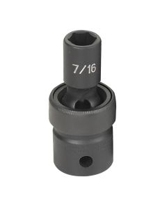 GRE2014U image(0) - Grey Pneumatic 1/2" Drive x 7/16" Standard Universal Socket
