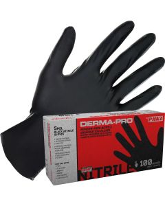 SAS66543 image(0) - SAS Safety Derma-Pro Powder-Free Exam Grade Nitrile Disposable Gloves - 100PK - Large