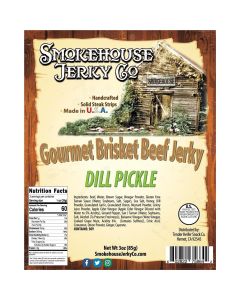 THS758642 image(0) - Tender Heifer Snack Co. Dill Pickle Gourmet Beef Brisket Jerky - 3 Ounce