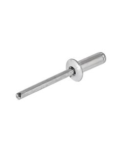 AES26542 image(0) - AES Industries 26542 Blind Pop Rivet with Mandrel, 3/16 in Dia x 1/2 in Grip Range, Aluminum