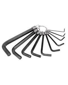 K Tool International HEX KEY SET 10 PC. METRIC 1.5MM TO 10MM ON A RING