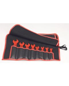 KNP989913S4 image(2) - KNIPEX 8PC OPEN END WRENCH SET-SAE-1,000V INSLTD