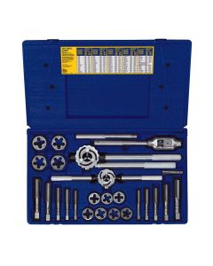 HAN97311 image(1) - Hanson 25 PC. METRIC TAP & HEX DIE SET