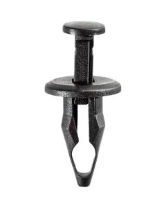 AVC16622 image(0) - AUVECO 16622 Push-Type with Closed End Front Bumper Fascia Retainer, 18 mm Dia Head x 23 mm L Stem, Nylon, Black