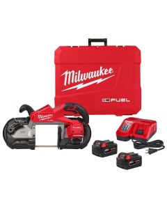 MLW2929-22 image(0) - Milwaukee Tool M18 Fuel Deep Cut Band Saw Kit