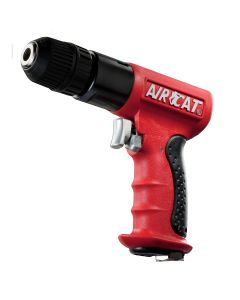 ACA4338 image(1) - AirCat 3/8" Drive Reversible Red Composite Drill