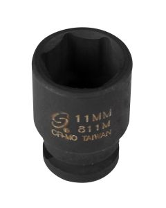 SUN811M image(1) - SUNEX SOC 11MM 1/4D IMP 6PT BLK