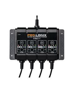 SOLPL4020 image(1) - Clore Automotive SOLAR PL4020 12V 4x2A SOLAR PRO-LOGIX 4-Bank Battery Maintenance Station