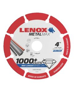 LEX1972919 image(1) - Lenox Tools LENOX DIAM CUTOFF WHEEL DG 4" X 3/8"