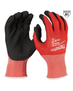 MLW48-22-8900 image(0) - Milwaukee Tool Cut Level 1 Coated Nitrile Dipped Gloves - S