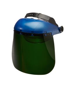 Sellstrom Face Shield - 390 Series - 8" x 12" x 0.040" Window - Shade 5 IR - Ratcheting Headgear - Single Crown