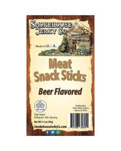 THS358051 image(0) - Tender Heifer Snack Co. Beer Flavored Meat Snack Sticks - 3.5 Ounce