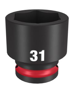 Milwaukee Tool SHOCKWAVE Impact Duty  1/2"Drive 31MM Standard 6 Point Socket