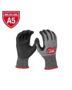 MLW48-73-7152 image(0) - Milwaukee Tool Cut Level 5 High-Dexterity Coated Nitrile Dipped Gloves - L