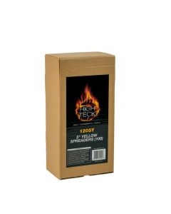 High Teck Products 1205Y Spreader, 5 in W, Plastic, Yellow, Tapered Edge