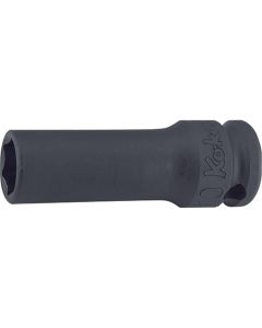 KKN13301X-15 image(0) - Ko-ken USA 13301X-15 3/8 Sq. Dr. Socket 15mm 6 point Length 50mm Thin walled