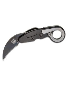 CRK4042 image(0) - CRKT (Columbia River Knife) Provoke D2 Titanium Nitride Plain Blade Folding Knife with Kinematic Aluminum Handle - Black