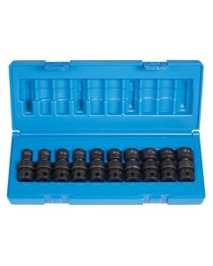 Grey Pneumatic 3/8"DR 12PT MET UNIVERSAL SET