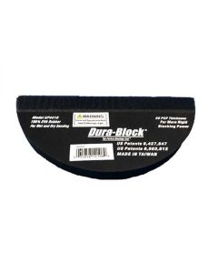 Trade Associates Dura-Block 6&rdquo; Half Round Hook & Loop &ldquo;TACO&rdquo; Hard Sanding Block