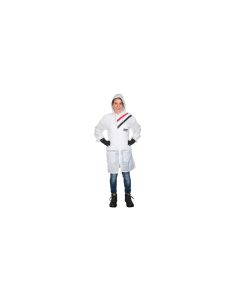 EMM Specilaties Colad 510164 Series 5101 Anti-Static Plain Lab Coat, 4X-Large, White, Nylon