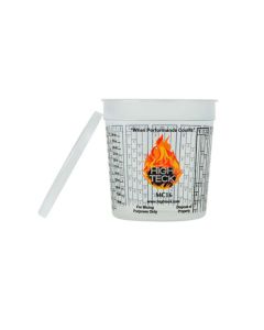 HITMC16L image(0) - High Teck Products MC16L Lid, Polypropylene, For 1 pt Mixing Cups