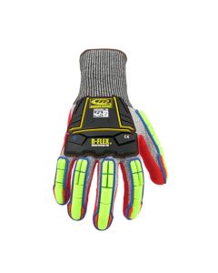 RIN065-13 image(1) - Ringers Ringers R065 R-Flex Nitrile Half-Dipped Impact Gloves XXX-Large
