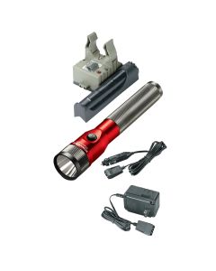 STL75612 image(1) - Streamlight Stinger LED Bright Rechargeable Handheld Flashlight - Red