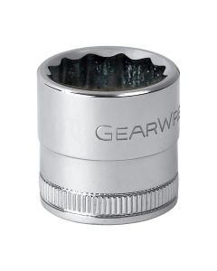 GearWrench 1/2 Inch Drive 12 Point Standard Metric Socket 17mm
