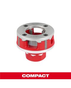 MLW48-36-1310 image(0) - Milwaukee Tool Compact 1-1/4 Inch ALLOY NPT Portable Pipe Threading Forged Aluminum Die Head