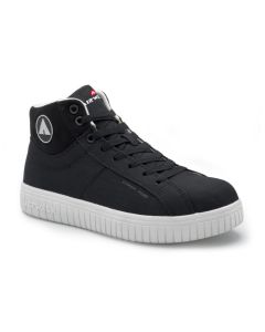 FSIAW6201-9.5M image(0) - Airwalk AIRWALK - DEUCE MID Series - Men's Mid Top Shoe - CT|EH|SR - Black/White - Size: 9.5M